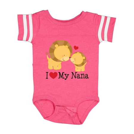 

Inktastic I Love My Nana Gift Baby Boy or Baby Girl Bodysuit