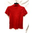 thumbnail image 3 of Women's Ralph Lauren RL Logo Half Button Dress Shirt, Red, Medium, 3 of 3