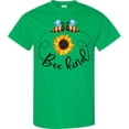 thumbnail image 3 of Inktastic Bee Kind Bees and Sunflower T-Shirt, 3 of 5