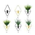 thumbnail image 4 of Injueey Soporte de planta de pared de fácil instalación solución de decoración universal resistente y duradero Decoración del hogar hojas verdes doradas, 4 of 6