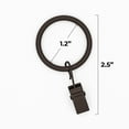 thumbnail image 6 of Mainstays Curtain Clip Rings 1" Bronze 7 Pack, 6 of 8