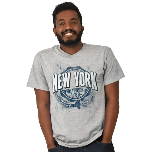 New York NY Student Campus Pride Men's Graphic T Shirt Tees Brisco Brands S