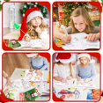 thumbnail image 2 of Libros para colorear navideños 90shine para niños, 54 unidades: bolsas de regalos navideños, medias, regalos, regalos para fiestas, divertidos suministros navideños, 2 of 7