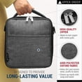 thumbnail image 3 of Upper Order Durable Insulated Lunch Box Tote Reusable Cooler Bag 25% Larger Greater Storage, 3 of 6