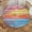 Wooden Texture 16, variant on Round Tablecloths with Elastic Edged Old Wooden Board in Rainbow Colors Texture Background Table Covers for Indoor Outdoor Party Picnic, Fit for Diameter 24.2"-28.1" Round Table, Style 152
