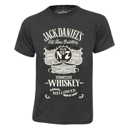 Jack Daniels Men's Daniel's Vintage Poster Sour Mash Whiskey Tee T-Shirt