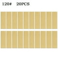 thumbnail image 1 of HLONK 20 Pcs Recharges de Ponceuse de Détail 3.5 x 1 Pouce Micro Papier de Finition 60-320Grit, 1 of 7
