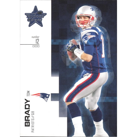 2007 LEAF ROOKIES AND STARS #58 TOM BRADY NEW ENGLAND PATRIOTS