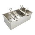 thumbnail image 1 of DimyFew Meat Forming Maker Multifunctional Stainless Steel Meats Press Tool Rectangle Beef Brick Kitchen Cooking Tool Efficient Pressing Suitable for personal use professional 36cmx18cmx13.5cm, 1 of 8