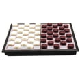 thumbnail image 4 of Juguetes de Competición de Damas de Ajedrez Plegables Y Magnéticos, Blanco Y Marrón, 50 Piezas, Juego de de Inteligencia , Juguete Sunnimix International Jump Chess Toy, 4 of 8