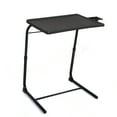 UWRNite Foldable Adjustable TV Tray Table Snack & Dinner Tray for Sofa & Bed with 6 Height