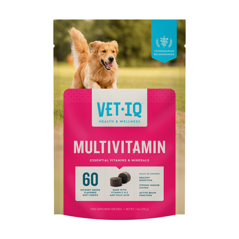 Vet IQ MultiVitamin Soft Chews for Dogs, 60 Count photo 1