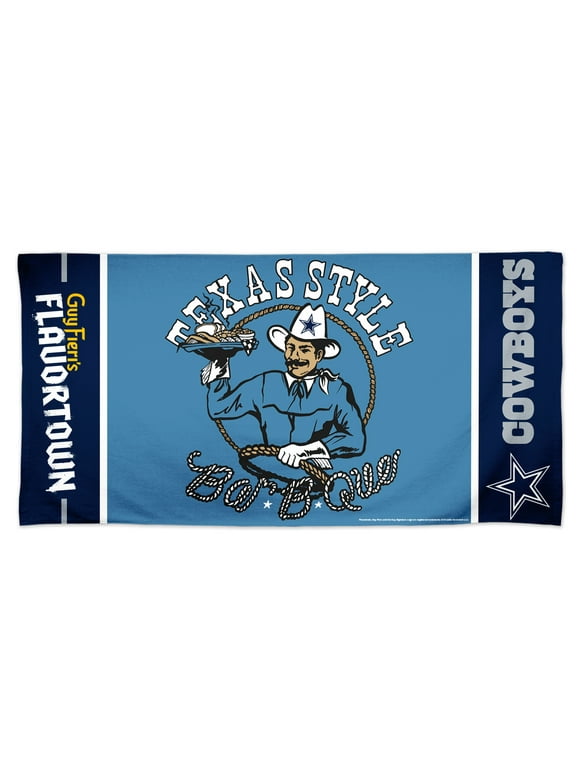 WinCraft Dallas Cowboys NFL x Guy Fieri-s Flavortown 30" x 60" Spectra Beach Towel