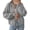 Grey, variant on PRETTYGARDEN Women's Button up Chunky Knit Cardigan Sweaters Crew Neck, Long Sleeve, Oversized Sweaters, Relaxed Fit, Soft Cozy Casual Outerwear, Fall Outfits, Winter Fashion Clothing