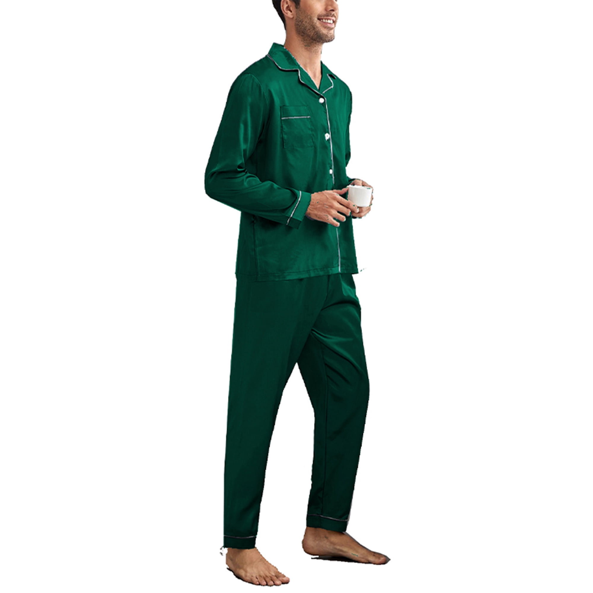 Two piece mens pajamas hotsell