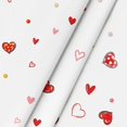 thumbnail image 2 of Valentine''s Day Tablecloth 60×60 Inch Square, Love Hearts Red Washable Table Cover for Party Picnic Dinner Decor, 2 of 6