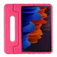 thumbnail image 7 of Cowithday Kids Case for Samsung Galaxy Tab S7 FE 5G 2021/Tab S8 Plus (S8+) 2022/Tab S7 Plus (S7+) 2020 Release 12.4" with S-Pen Holder/Rotating Kickstand/Handle Stand EVA Shockproof Rugged Cover,Rose, 7 of 7