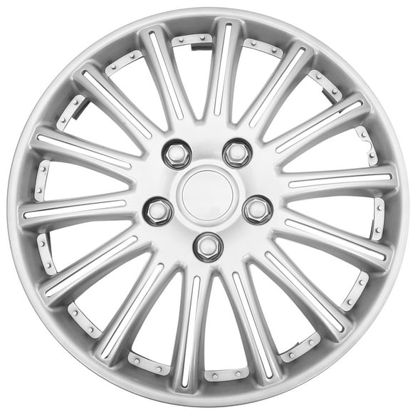 Enjoliveur de Jante de 14 Pouces, Couvre-Moyeu Décoratif pour Automobile, 2 Pcs