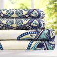 thumbnail image 3 of Sweet Home Collection 1800 Thread Count Egyptian Quality Brushed Microfiber 4 Piece Deep Pocket Bed Sheet Set, Queen, Ashley, 3 of 4