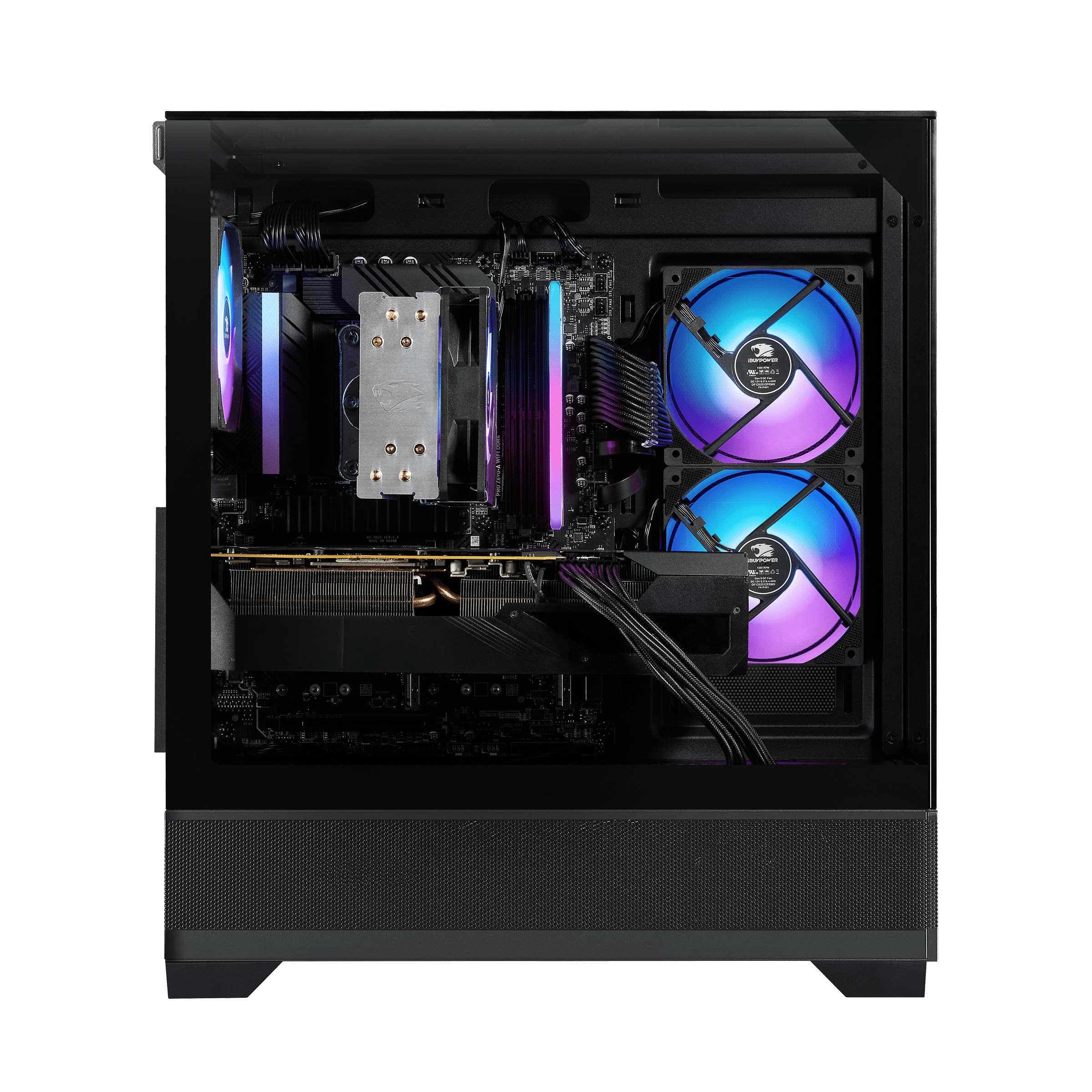 iBUYPOWER Element SE Gaming PC Desktop Computer Intel Core i5 14400F CPU, NVIDIA RTX 5060 8GB GPU, 16GB DDR5 RGB 5200MHz RAM, 1TB NVMe SSD, Windows 11 Home,Gamer Keyboard and Mouse - ESI5N5601