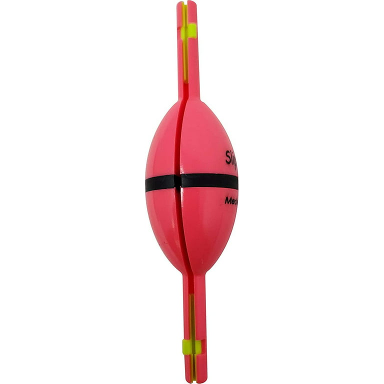 Clearly Outdoors Smart Bobbers Easy Slip Lock Bobber, Fishing Water Floats,  Mini, Small, Medium, Large Pink, Medium