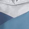 thumbnail image 5 of Xudanell Baby Boy Clothes 6 9 12 18 24 Months 2T 3T Color Block Hoodie + Pants Little Boys Fall Winter Outfits Set, 5 of 6
