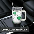 thumbnail image 7 of Cactus 40 Oz Tumbler with Handle Lid and Straw, Stainless Steel Double Walled Vacuum Insulated Cup, Cute Anniversary Wedding Birthday Gifts Tumbler for Women Men Friends Outdoor Indoor, 7 of 7