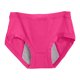 thumbnail image 3 of Gibobby Calzoncillos para mujer Ropa interior de mujer, pantalones menstruales, cintura media, pantalones sanitarios triangulares antifugas laterales de capas(Rosa caliente,XL), 3 of 5