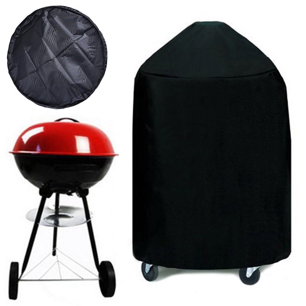 AOOLIVE Round Charcoal Kettle BBQ Grill 22" Diameter EZ Use Cover w