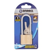 Brink's 40mm Long Shackle Solid Brass Padlock
