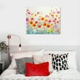 thumbnail image 5 of Nawypu Abstract Flower Wall Art Pictures Decor for Living Room Colorful Floral Canvas Painting Artwork Botanical Watercolor Wideflowers Print on Canvas for Bedroom Large Modern Blooming, 5 of 6