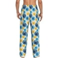 thumbnail image 7 of Salouo Circular Print Pajama Pants for Men, Lounge Pants Elastic Waistband Casual Men's sleepwear Loungewear Sleep Pajama Pant -X-Large, 7 of 7