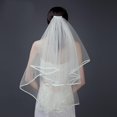thumbnail image 2 of Velo de novia Velo de novia corto para mujer Despedida de soltera con peine para boda Despedida de soltera, 2 of 5