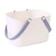 thumbnail image 4 of Cesta de ducha portátil, organizador multiusos para baño, gran capacidad. Blanco, 4 of 9