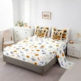 thumbnail image 5 of jejeloiu Halloween Spooky Pumpkin Twin Bedding Sets 7-Piece,Purple Kawaii Bowtie Bedding Comforter Set,Happy Halloween Bats Sheet Sets For Child,Ultra Soft Bedroom Decorative Reversible, 5 of 8