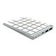 thumbnail image 3 of Teclado numérico Bluetooth de contabilidad financiera Sunnimix para computadora de escritorio PC Plata, 3 of 8