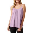 thumbnail image 2 of ZAZYULZ Shapers for Women Women's Solid Color Back Bottom Bottom Yoga Loose Vest Top(Purple,Xxxxxl), 2 of 5