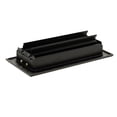 thumbnail image 6 of Achtek 4"x10"Duct (Overall 5-1/2"x11-3/4") Solid Cast Aluminum Black Powder Coated Floor Vent Cover | Steel Metal Louver, 6 of 7