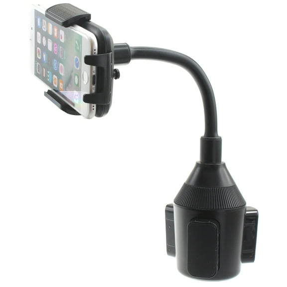 Cup Holder Car Mount for Motorola Moto G Pure/Power (2022)/5G Phones- Swivel Cradle Dock Gooseneck N5J