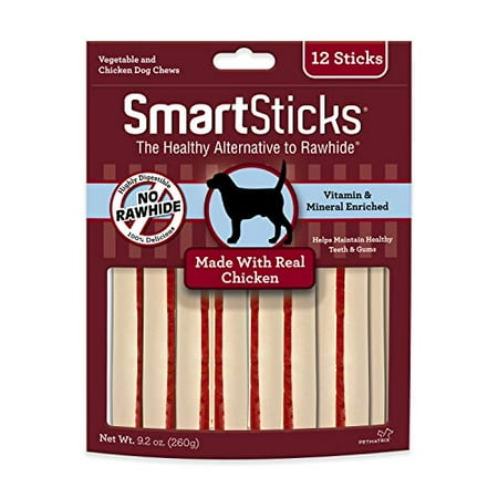 UPC: 0892383002333 | SmartBones SmartSticks Chicken Rawhide Free Dog Chews 12PK