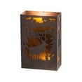 thumbnail image 4 of Meyda 120788 10 in. Deer Wall Sconce, Cajun Spice & Amber Mica, 4 of 6