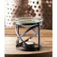 thumbnail image 2 of Zingz & Thingz Orbital Candle Oil Warmer with Stand - 3.5" - Black and Clear, 2 of 8