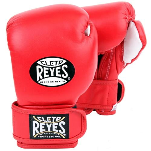 Cleto Reyes Youth Hook and Loop Boxing Gloves Red