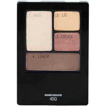 2X - Maybelline Expert Wear Eyeshadow Quads - 40Q Designer Chocolates - 0.17oz