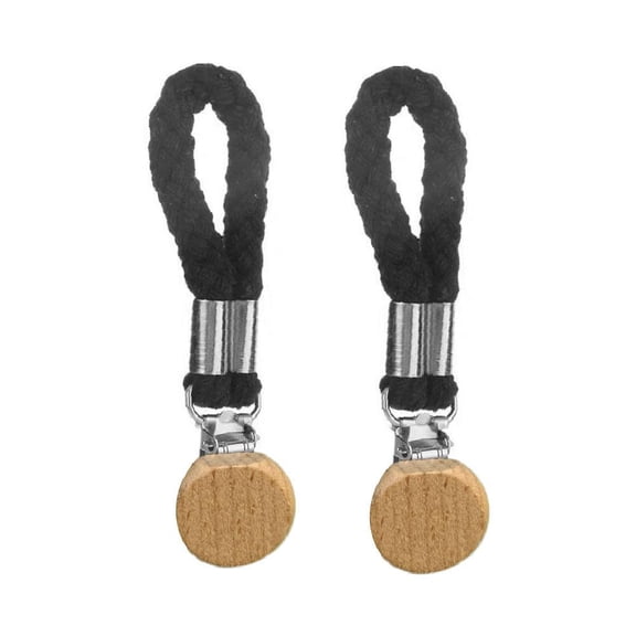 Pekkaxy Hanging Rope Clip, 4.29 in x 1.17 in, Secure Towel and Dishcloth Holder, Organize Kitchen, Car, or Office Items