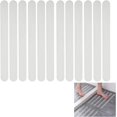 thumbnail image 1 of Tiras de pegatinas para ducha, pegatinas antideslizantes, tiras antideslizantes autoadhesivas, pegatinas antideslizantes transparentes de seguridad para el baño para bañeras Duchas Escaleras (12 pieza, 1 of 5