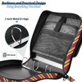 thumbnail image 4 of FORMRS Zipper Binder with Shoulder Strap 2-inch Ring 500 Sheet Capacity File Bag, Red Stripes Pattern, 4 of 5