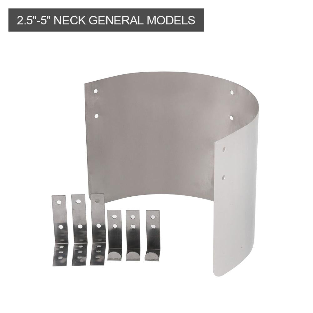 Universal Stainless Steel Heat Shield Cover Fit for 2.5"-5.5" Cone Air Filter Universal Stainless Steel Heat Shield Cover Fit for 2.5"-5.5" Cone Air Filter