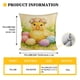 thumbnail image 2 of Funda de almohada blanca de 18x18 pulgadas para dibujar - Funda de almohada de lienzo en blanco para decoración DIY, funda de almohada de Pascua con garabatos, poliéster tipo lino, cremallera, 2 of 5