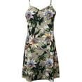 thumbnail image 1 of Anuschka Robe Nuisette Imprimée pour Femmes - Collection de Vêtements de Nuit Faite de Polysoie 100 % Recyclée - Passion Florale, m, 1 of 2